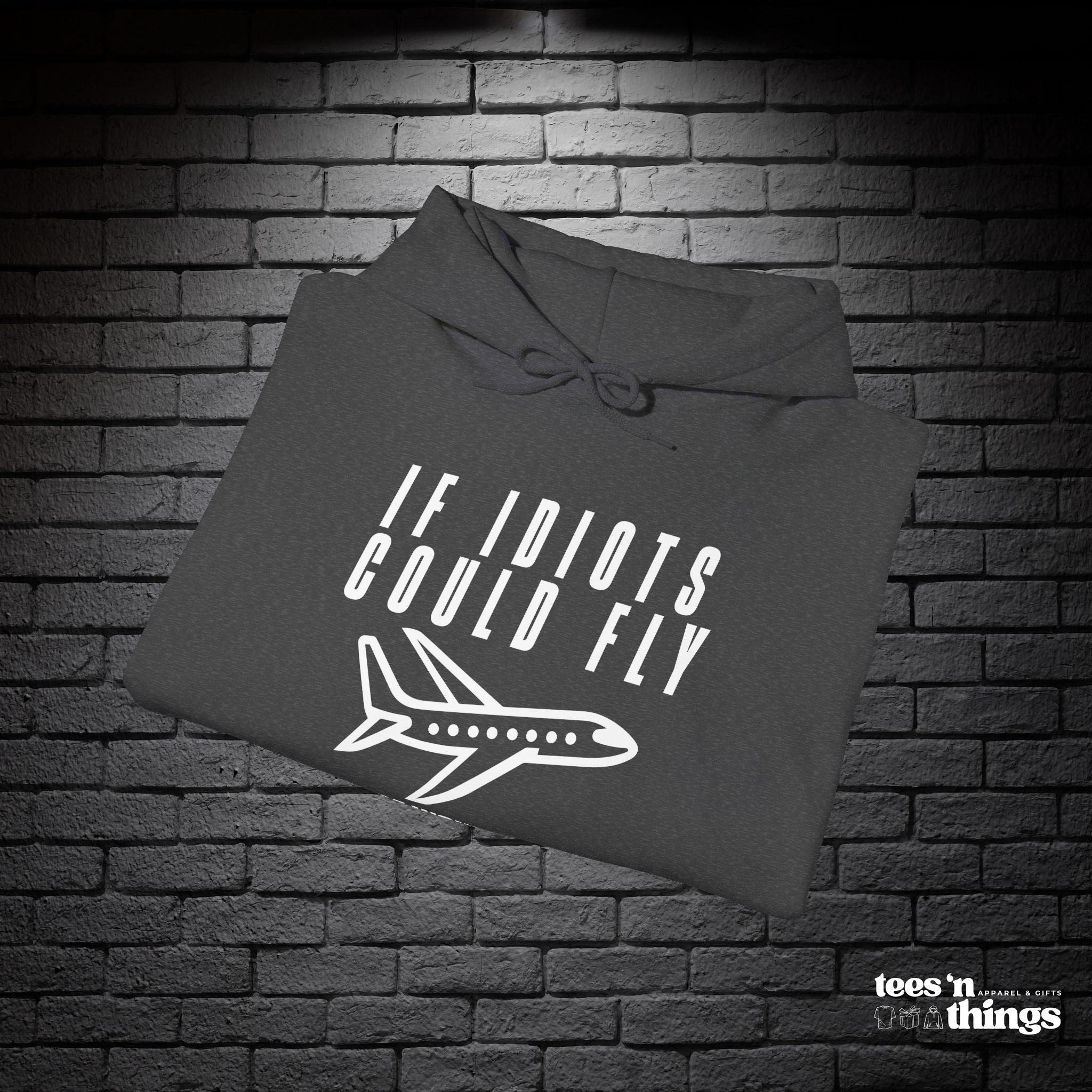"If Idiots Could Fly..." Hoodie